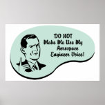 Aerospace Engineer Voice Poster
