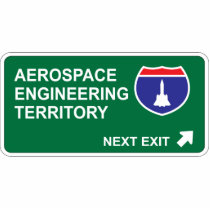 Aerospace Engineering Next Exit Acrylic Cut Outs