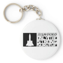 Aerospace Engineering Survive Keychains