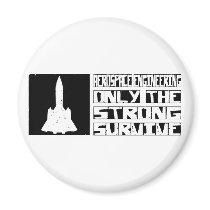 Aerospace Engineering Survive Fridge Magnet