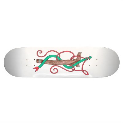 Aesculapius skateboard by haidabeaver