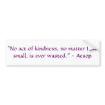 Aesop Bumper Sticker