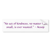 Aesop Bumper Sticker