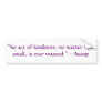 Aesop Bumper Sticker