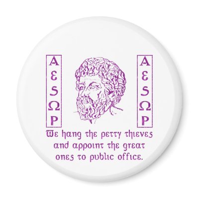 Aesop Fridge Magnet by nakedzealot