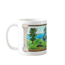 Aesop's Dragon and Mermaid Mug