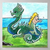 Aesop's Dragon and Mermaid