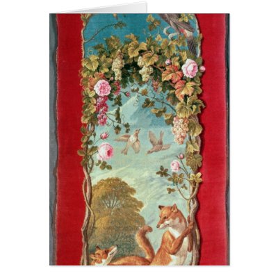 Aesop's fable The Fox and the Grapes Greeting Cards by bridgemanart