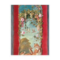 Aesop's fable The Fox and the Grapes Post Card