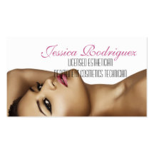 Aesthetician Beauty Skin Care Business card