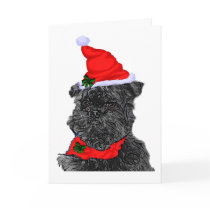Affenpinscher Christmas Greetings Greeting Cards