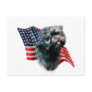Affenpinscher Flag Postcard