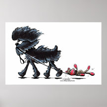 Affenpinscher Places to Go Print