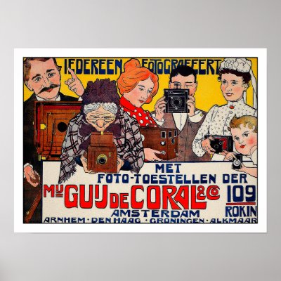 Affiche Advertising Poster - Cameras 1901 by VintageCabaret