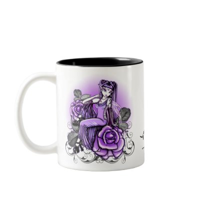 Affinity Violet Rose Fairy Mug by mykajelina