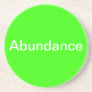 Affirmation coaster - Abundance