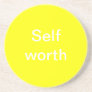 Affirmation coaster - Self worth