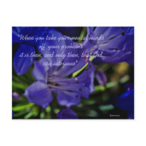 Affirmations & A New World Postcard