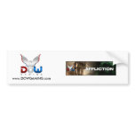 Affliction, logoDOWteam, www.DOWGAMING.com bumper stickers