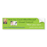 Afford Braces Bumper Sticker
