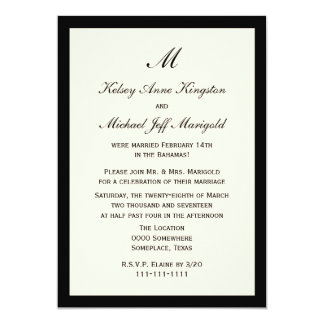 Post Wedding Reception Invitations &amp; Announcements | Zazzle.co.uk