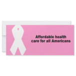 Affordable health care for all Americans rack cards