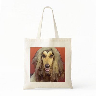Afgan Hound Tote Bags by DogsRealDogs