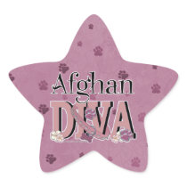 Afghan DIVA Star Sticker