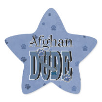 Afghan DUDE Star Sticker