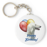 Afghan Happy Birthday Balloon Keychains
