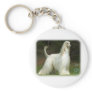 Afghan Hound 9J32D-21 Keychain