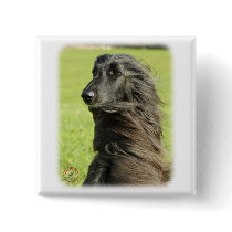 Afghan Hound 9W43D-116 Pinback Buttons