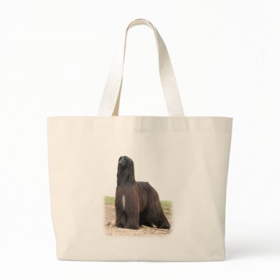 Afghan Hound 9Y151D-118 Tote Bags by TraffordPhotos