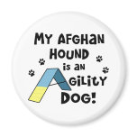 Afghan Hound Agility Dog Magnet