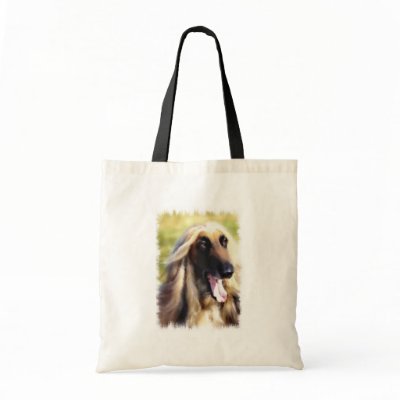 Afghan Hound Art Gifts Bag by DogsByDezign