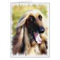 Afghan Hound Art Gifts cards