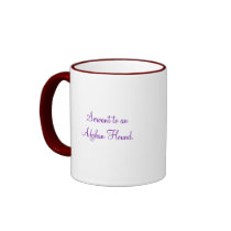 Afghan Hound Art MUG