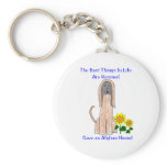 Afghan Hound Best Things In Life Keychain