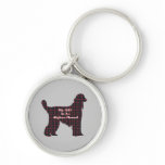 Afghan Hound BFF Keychain