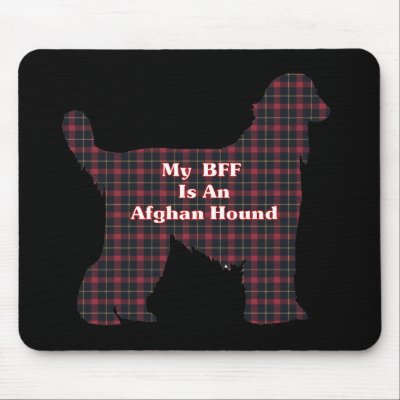 AFGHAN HOUND BFF MOUSE PADS by DogsByDezign