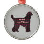 Afghan Hound BFF Christmas Tree Ornament