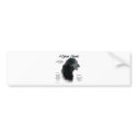 Afghan Hound (blk) History Design bumper stickers