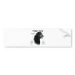 Afghan Hound (blk) History Design bumper stickers
