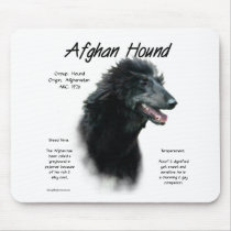 Afghan Hound (blk) History Design