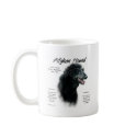 Afghan Hound (blk) History Design mugs