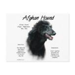 Afghan Hound (blk) History Design