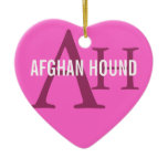 Afghan Hound Breed Monogram