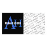 Afghan Hound Breed Monogram