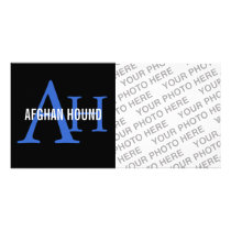 Afghan Hound Breed Monogram