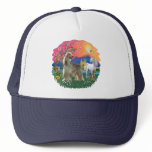 Afghan Hound (brindle cream) hats